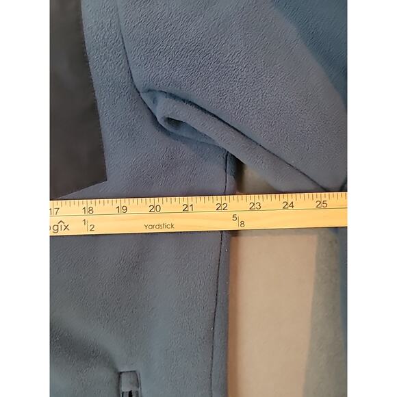 The North Face Men’s Blue Fleece Jacket – Size L – Full Zip Mock Neck – Outdoor - Picture 6 of 6